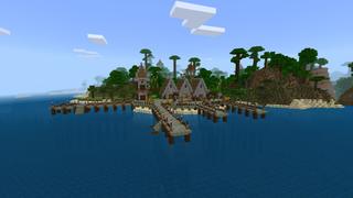 Screenshot of the Minecraft Bedrock Marketplace product Jungle Adventure created by PixelOneUp.