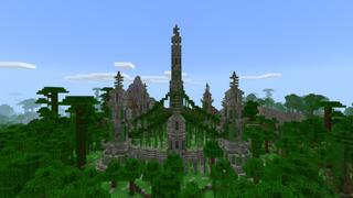 Screenshot of the Minecraft Bedrock Marketplace product Jungle Adventure created by PixelOneUp.