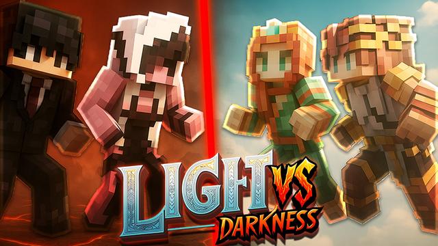 Thumbnail of the Minecraft Bedrock Marketplace product Light vs Darkness created by PixelOneUp.