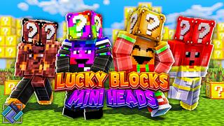 Thumbnail of the Minecraft Bedrock Marketplace product Lucky Block Mini Heads created by PixelOneUp.