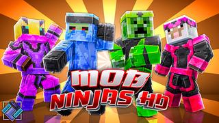 Thumbnail of the Minecraft Bedrock Marketplace product Mob Ninjas HD created by PixelOneUp.