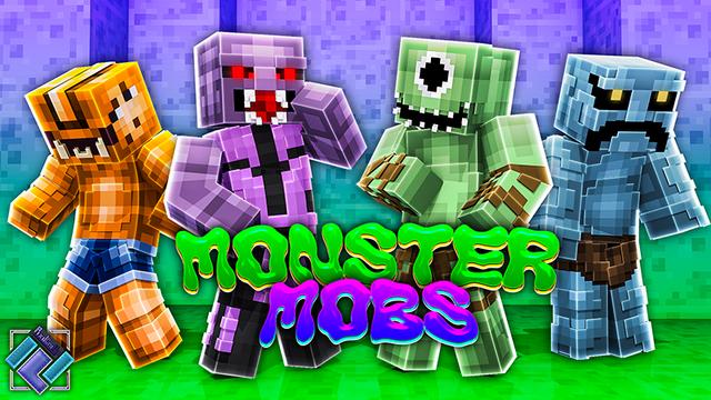 Thumbnail of the Minecraft Bedrock Marketplace product Monster Mobs created by PixelOneUp.