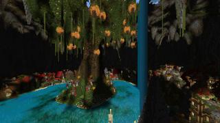 Screenshot of the Minecraft Bedrock Marketplace product Moss Kingdom created by PixelOneUp.