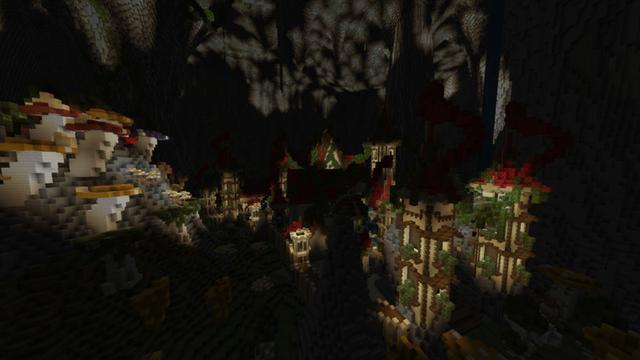 Screenshot of the Minecraft Bedrock Marketplace product Moss Kingdom created by PixelOneUp.