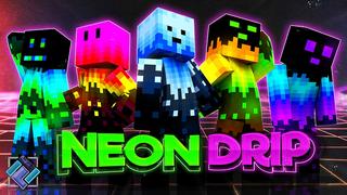 Thumbnail of the Minecraft Bedrock Marketplace product Neon Drip created by PixelOneUp.