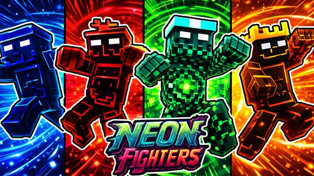 Thumbnail of the Minecraft Bedrock Marketplace product Neon Fighters created by PixelOneUp.