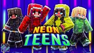 Thumbnail of the Minecraft Bedrock Marketplace product Neon Teens created by PixelOneUp.