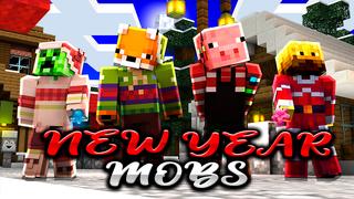 Thumbnail of the Minecraft Bedrock Marketplace product New Year Mobs created by PixelOneUp.