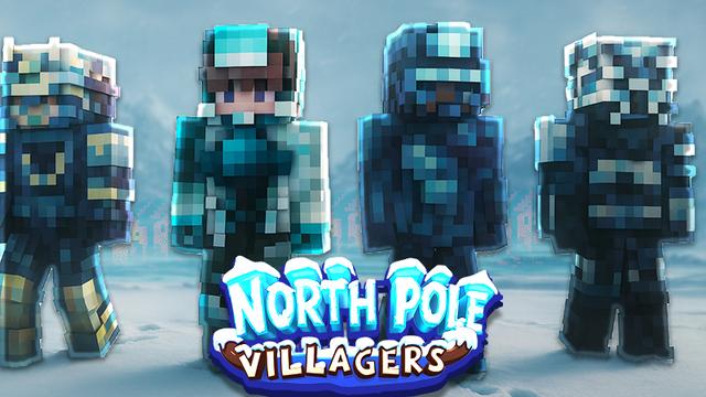 Thumbnail of the Minecraft Bedrock Marketplace product North Pole Villagers created by PixelOneUp.