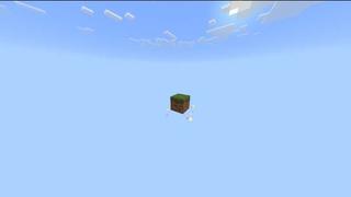 Screenshot of the Minecraft Bedrock Marketplace product One Block+ created by PixelOneUp.