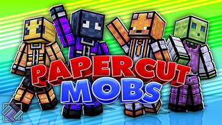 Thumbnail of the Minecraft Bedrock Marketplace product Papercut Mobs created by PixelOneUp.