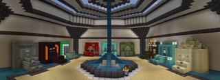 Panorama of the Minecraft Bedrock Marketplace product Parkour Games created by PixelOneUp.