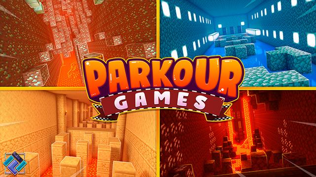 Thumbnail of the Minecraft Bedrock Marketplace product Parkour Games created by PixelOneUp.