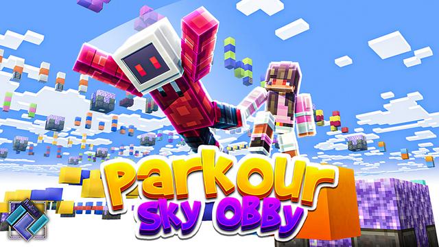 Thumbnail of the Minecraft Bedrock Marketplace product Parkour Sky Obby created by PixelOneUp.