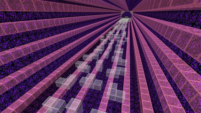 Screenshot of the Minecraft Bedrock Marketplace product Parkour Space Games created by PixelOneUp.