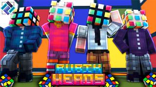 Thumbnail of the Minecraft Bedrock Marketplace product Rubik Heads created by PixelOneUp.
