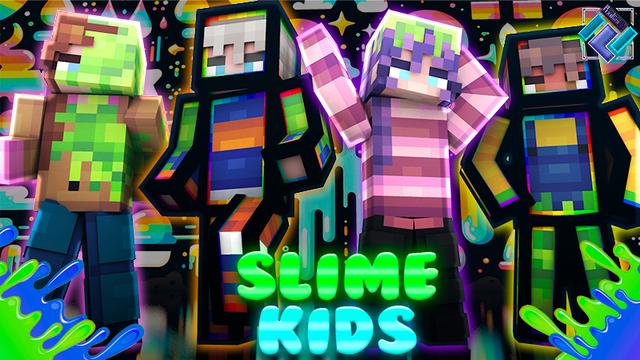 Thumbnail of the Minecraft Bedrock Marketplace product Slime Kids created by PixelOneUp.