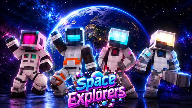 Thumbnail of the Minecraft Bedrock Marketplace product Space Explorer created by PixelOneUp.