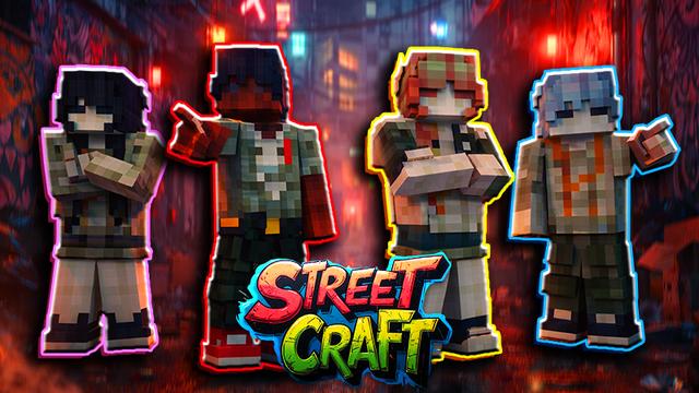 Thumbnail of the Minecraft Bedrock Marketplace product Street Craft created by PixelOneUp.