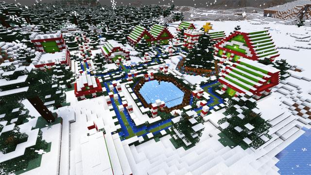 Screenshot of the Minecraft Bedrock Marketplace product The Santa Training Course created by PixelOneUp.