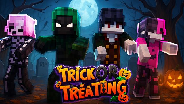 Thumbnail of the Minecraft Bedrock Marketplace product Trick or Treating created by PixelOneUp.