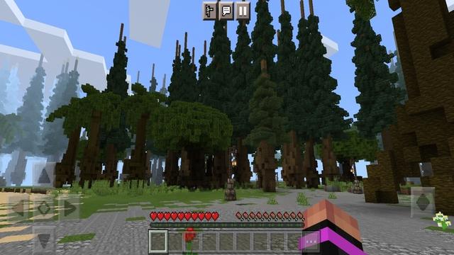 Screenshot of the Minecraft Bedrock Marketplace product Volcano Island created by PixelOneUp.