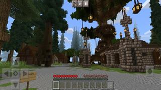 Screenshot of the Minecraft Bedrock Marketplace product Volcano Island created by PixelOneUp.