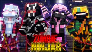 Thumbnail of the Minecraft Bedrock Marketplace product Zombie Ninjas created by PixelOneUp.