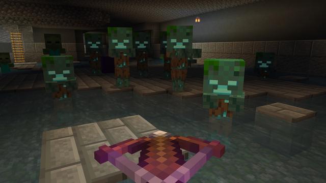 Screenshot of the Minecraft Bedrock Marketplace product Crossbow Arcade created by Pixels & Blocks.