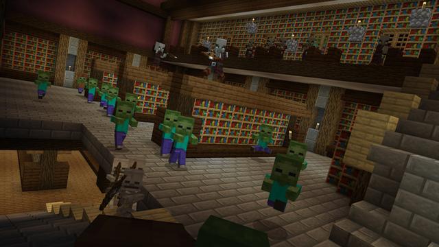 Screenshot of the Minecraft Bedrock Marketplace product Crossbow Arcade created by Pixels & Blocks.