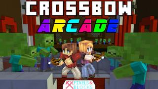 Thumbnail of the Minecraft Bedrock Marketplace product Crossbow Arcade created by Pixels & Blocks.