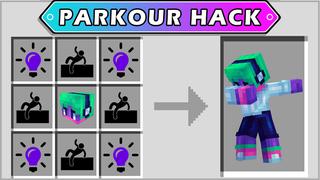 Thumbnail of the Minecraft Bedrock Marketplace product Parkour Hack created by Pixels & Blocks.