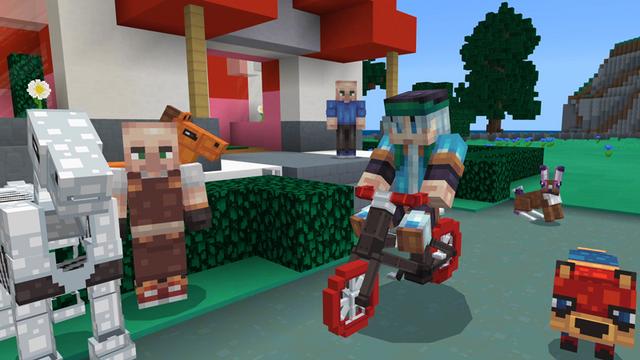 Screenshot of the Minecraft Bedrock Marketplace product Pixelmobs Mash-up created by Pixels & Blocks.