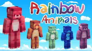 Thumbnail of the Minecraft Bedrock Marketplace product Rainbow Animals created by Pixels & Blocks.