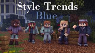 Thumbnail of the Minecraft Bedrock Marketplace product Style Trends Blue created by Pixels & Blocks.