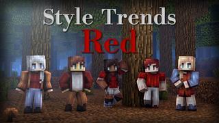 Thumbnail of the Minecraft Bedrock Marketplace product Style Trends Red created by Pixels & Blocks.