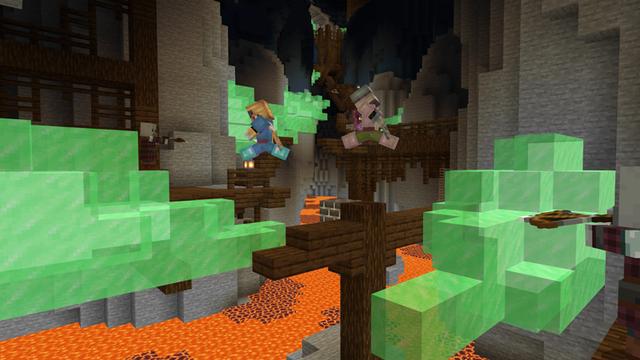 Screenshot of the Minecraft Bedrock Marketplace product Super! Dungeons created by Pixels & Blocks.