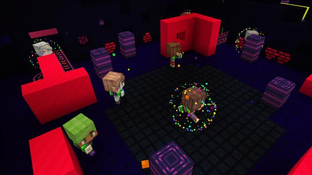 Screenshot of the Minecraft Bedrock Marketplace product Super! Laser Tag created by Pixels & Blocks.