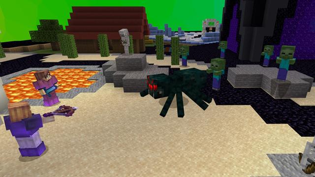 Screenshot of the Minecraft Bedrock Marketplace product Super! Portal created by Pixels & Blocks.