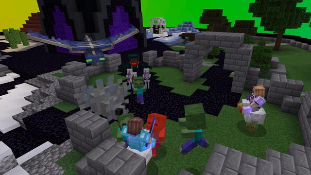 Screenshot of the Minecraft Bedrock Marketplace product Super! Portal created by Pixels & Blocks.