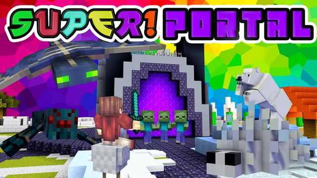 Thumbnail of the Minecraft Bedrock Marketplace product Super! Portal created by Pixels & Blocks.