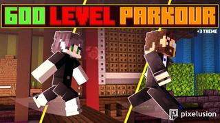 Thumbnail of the Minecraft Bedrock Marketplace product 600 LEVEL PARKOUR created by Pixelusion.