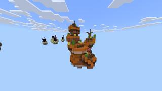 Screenshot of the Minecraft Bedrock Marketplace product Advanced Lucky Skyblock created by Pixelusion.