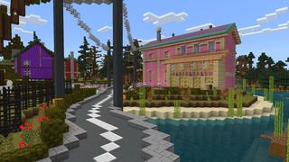 Screenshot of the Minecraft Bedrock Marketplace product Anime Cafe created by Pixelusion.