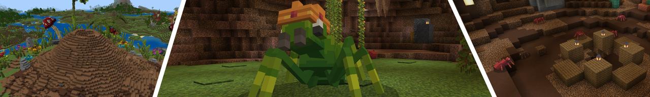 Panorama of the Minecraft Bedrock Marketplace product Ant Invasion created by Pixelusion.
