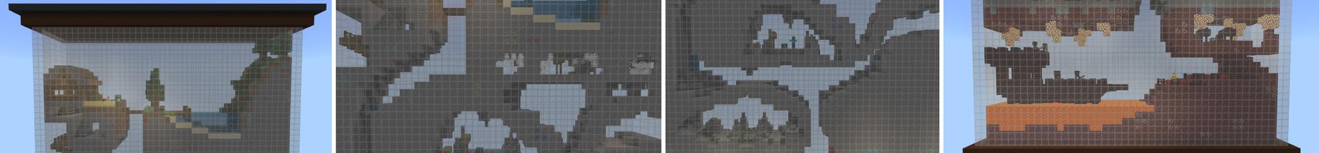 Panorama of the Minecraft Bedrock Marketplace product Antfarm Challenge created by Pixelusion.