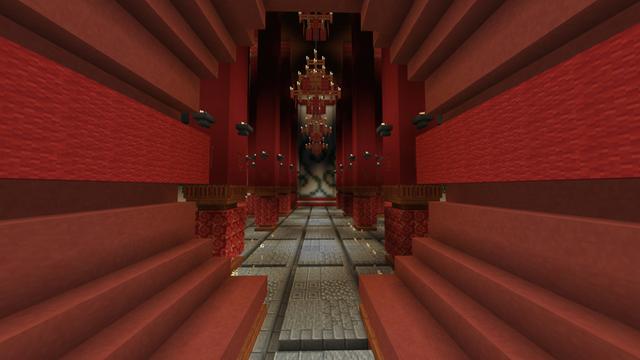 Screenshot of the Minecraft Bedrock Marketplace product Asian Fortress created by Pixelusion.