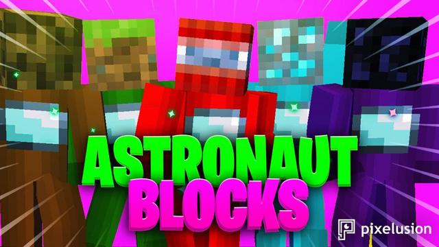 Thumbnail of the Minecraft Bedrock Marketplace product Astronaut Blocks created by Pixelusion.