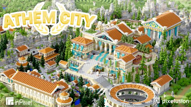 Thumbnail of the Minecraft Bedrock Marketplace product Athem City created by Pixelusion.