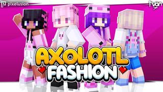 Thumbnail of the Minecraft Bedrock Marketplace product Axolotl Fashion created by Pixelusion.
